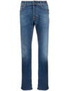 Jacob Cohen Mid-rise Slim-fit Jeans In Blue
