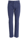 Hugo Boss Slim-fit Regular-rise Jeans In Structured Denim In Blau