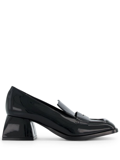 Nodaleto Black Bulla Cara 45 Leather Loafers In Nero