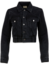 KHAITE RIZZO CROPPED DENIM JACKET