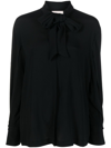 SEMICOUTURE BOW-DETAILING CUT-OUT SHIRT