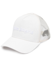 Palm Angels Classic Logo Trucker Cap Off White Off W In White