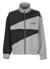 Kenzo Two-tone Logo-print Lightweight Jacket In Multicolor