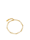 Saint Laurent Cassandre Brass Multi Ysl Bracelet In Black