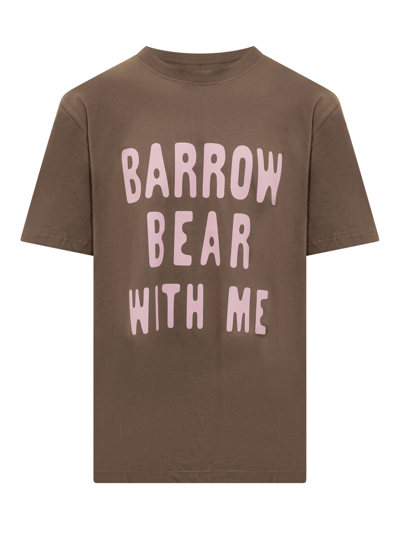 Barrow T-shirt With Logo In Amphora