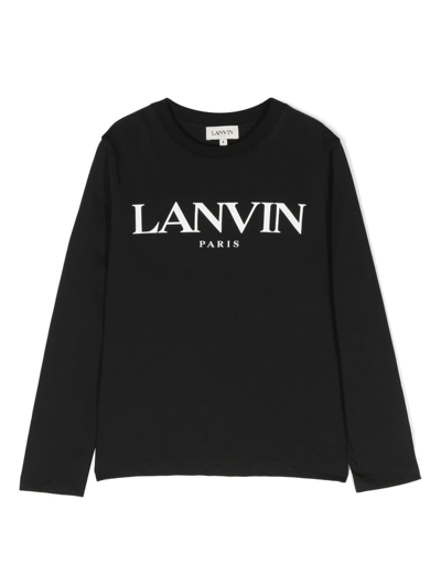 Lanvin Kids' T恤  儿童 颜色 黑色 In Black