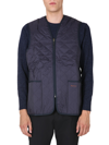 Barbour Liddesdale Quilted Vest In Blu