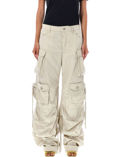 Attico The   High-waisted Cargo Trousers In Multi-colored