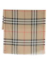 BURBERRY BURBERRY GIANT CHECK WOOL SCARF
