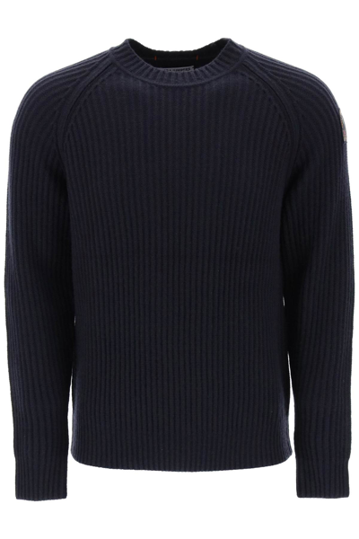 Parajumpers Rik Crew-neck Jumper In Blue