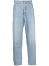 Brunello Cucinelli Straight-leg Denim Jeans In Blau