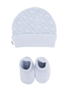 BOSSWEAR PRINTED HAT AND SLIPPERS SET