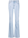 FILIPPA K PINTUCK FLARED DENIM JEANS