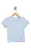 Elodie Short Sleeve Seamless T-shirt In French Blue
