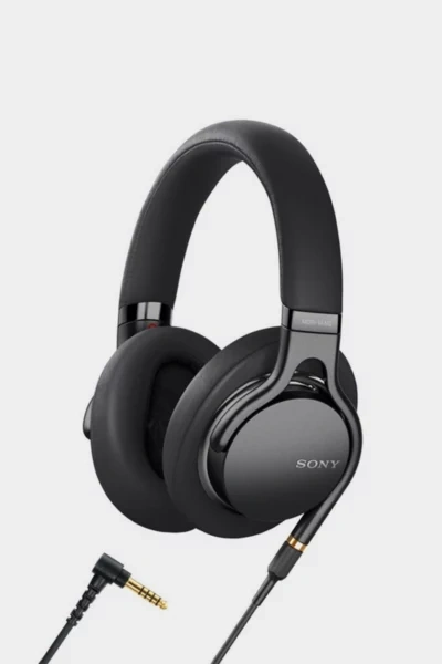 Sony Mdr1am2b Wired High-resolution Over-ear Headphones With Mic In Black