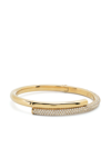 Swarovski Dextera Crystal-embellished Bangle Bracelet In Gold