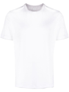 Eleventy Crew-neck Cotton T-shirt In White