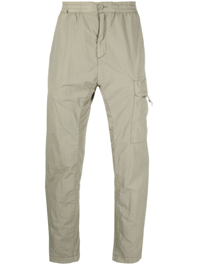 C.p. Company Straight-leg Elasticated-waist Trousers In Grey