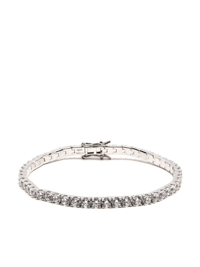 Apm Monaco Romance Éclat Bangle In Silver