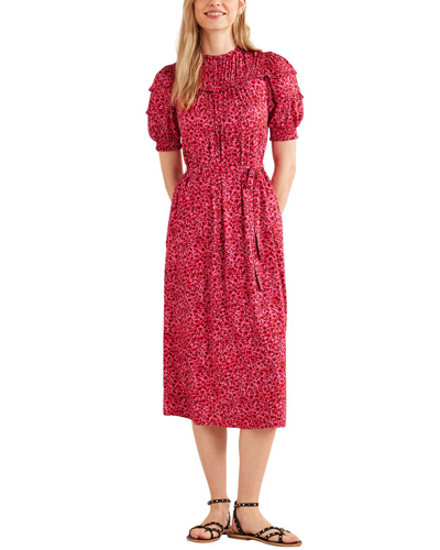 Boden Yoke Detail Jersey Mini Dress In Gin Fizz, Abstract Vine | ModeSens