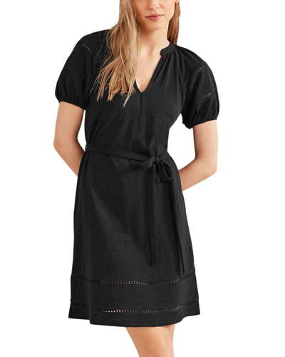 Boden Trim Detail Jersey Dress In Black
