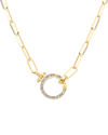 MESHMERISE MESHMERISE 18K OVER SILVER 0.20 CT. TW. DIAMOND NECKLACE