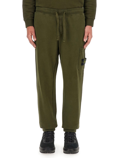 Stone Island Jogging Pants In Green