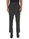 Vivienne Westwood Pinstripe Tailored Pants With High Waist In Black