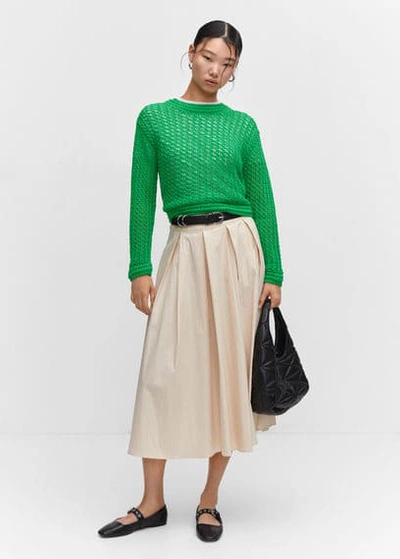 Mango Pull In Pastel Green