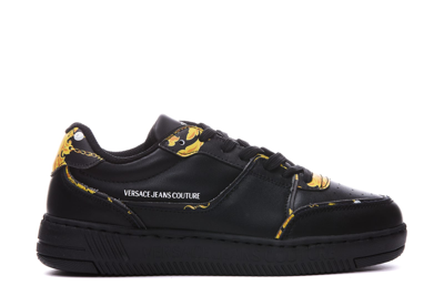 Versace Jeans Couture Sneakers In Black