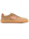 Tod's Leather Sneaker In Marrone