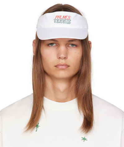 Palmes Ssense Exclusive White Ptfc Visor