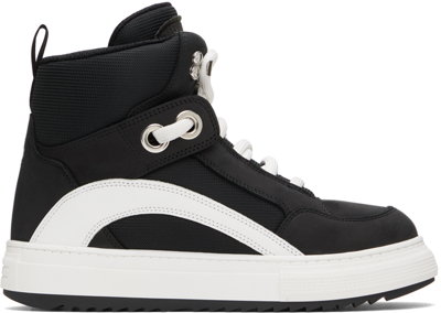 Dsquared2 Black & White Boogie Trainers In M063 Black+white