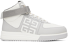 GIVENCHY WHITE & GRAY G4 SNEAKERS