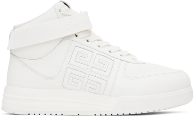Givenchy White G4 Sneakers In 100-white