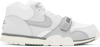 Nike Air Trainer 1 Leather High-top Trainers In Photon Dust/lt Smoke