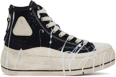 R13 Black & White Kurt Sneakers In Black / White