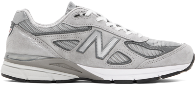 New Balance Made In Usa 990v4 Trainers Men In Grey