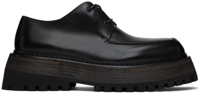 Marsèll Black Quadrarmato Mm4089 Derby