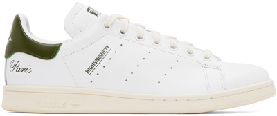 Adidas Originals White Highsnobiety Edition Stan Smith Sneakers In Ftwr White/ftwr Whit