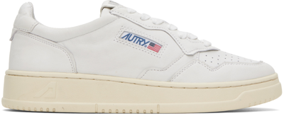 Autry Medalist Mid Sneakers In Goat/goat White