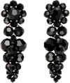 SIMONE ROCHA BLACK SMALL CLUSTER DRIP EARRINGS