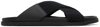 Givenchy G Plage Crossed-strap Flip Flops In 001-black