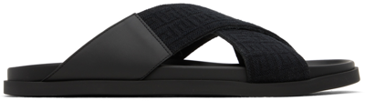 Givenchy Black G Plage Sandals In 001-black