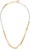 GIVENCHY GOLD & SILVER G LINK NECKLACE