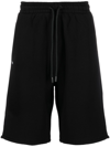Off-white Off White "sporty Bermuda Shorts With Embroidered Arrow In Black