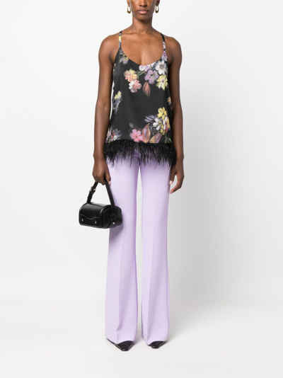 Twinset Ausgestellte Hose In Purple