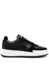DSQUARED2 TWO-TONE LACE-UP LEATHER trainers