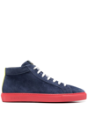 Hide & Jack Oil High-top-sneakers In Blue