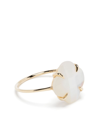 MORGANNE BELLO 18KT YELLOW GOLD VICTORIA MOTHER-OF-PEARL RING